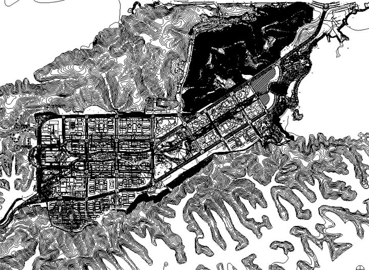 [浙江]“山水生态”道路景观二期二标施工图（2016最新独家）-景观索引总图