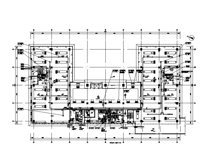 园区厂房建筑施工图资料下载-上海高科技园区暖通全套施工图