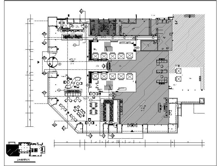 高端酒店建筑设计含cad资料下载-[成都]综合性高端酒店大堂设计施工图（含效果图）