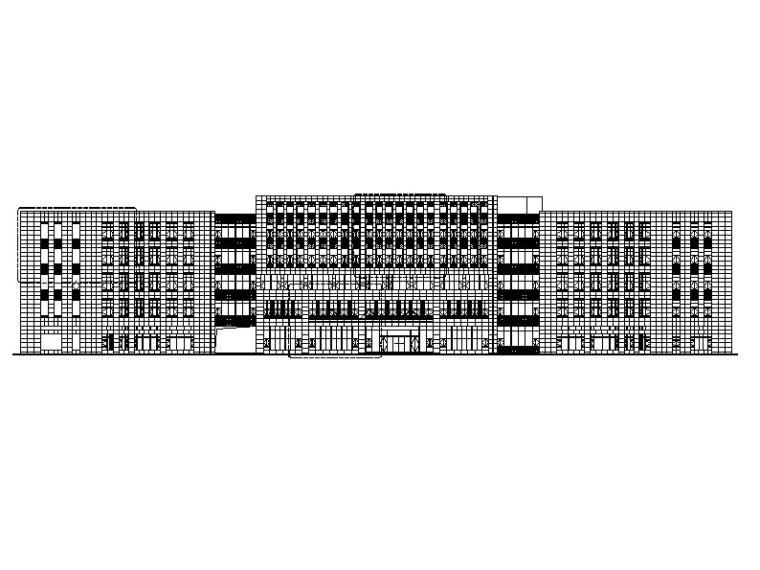 铝板的外立面资料下载-[浙江]五层办公楼石材及铝板幕墙建筑施工图