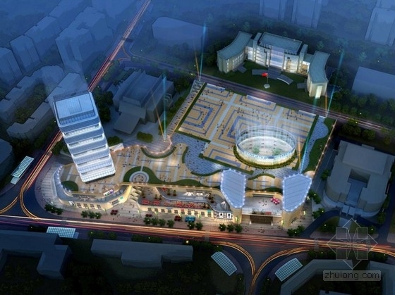 商业地块概念性规划方案资料下载-[贵州]核心地块商业广场建筑概念性设计方案文本