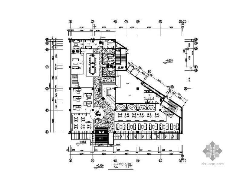 cad效果图小型咖啡厅资料下载-某小型咖啡厅装修图(含效果)