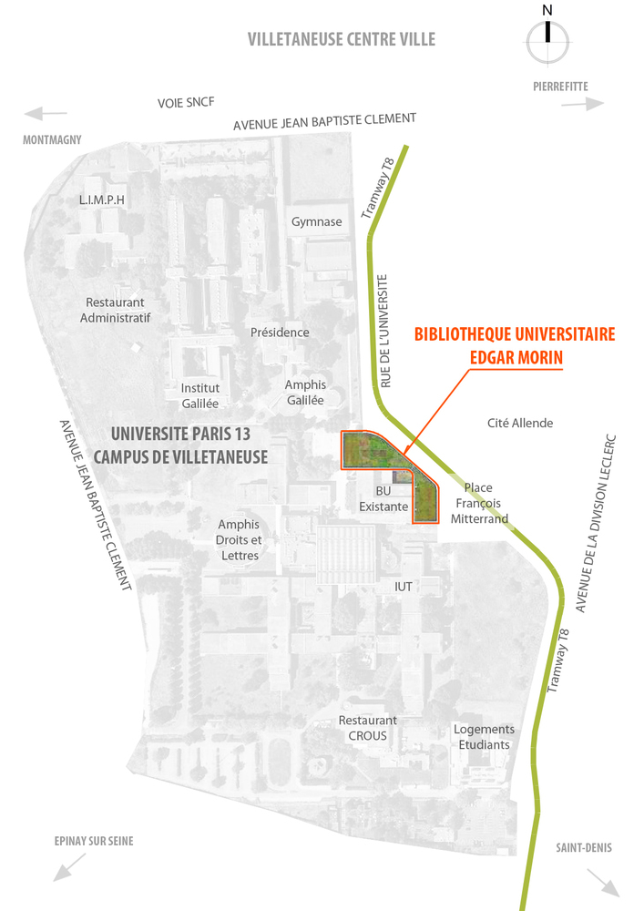 法国EdgarMorin城市大学图书馆高清大图-Edgar Morin大学图书馆平面图 (18)