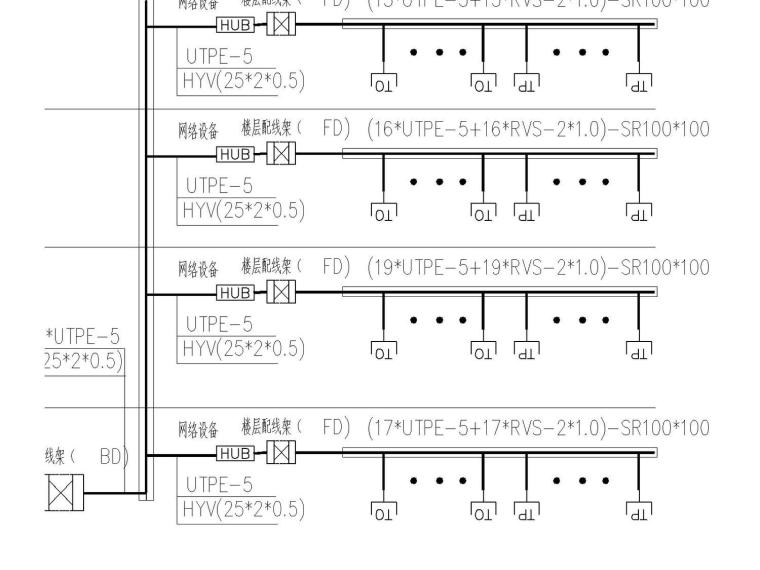 某医院电气强弱电施工图（包括护理呼应信号系统图）-某医院电气施工图-Model4.jpg