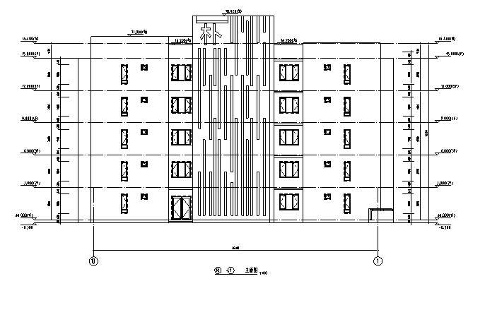 18栋住宅建筑资料下载-[吉林]十栋多层剪力墙结构住宅建筑施工图