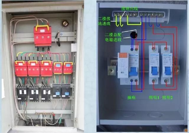 电气箱接线资料下载-配电箱接线图讲解 配电箱系统图