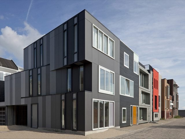 转角住宅平面图纸资料下载-Sophie Valla Architects设计荷兰转角住宅