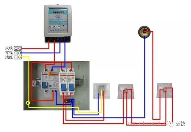 三相漏电保护器开关资料下载-电工高手：漏电保护器接线方法及跳闸处理方法