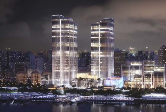 上海外滩建筑模型资料下载-上海外滩国际金融服务中心超限塔楼结构抗震设计