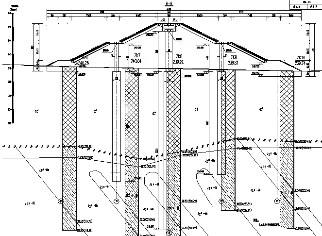 [重庆]小学前人行天桥项目工程施工图纸_2