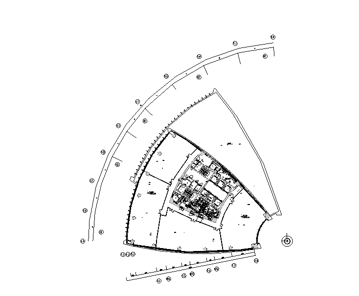 二十九层商业综合体全套暖通施工图（甲级设计院）-空调机房平剖图