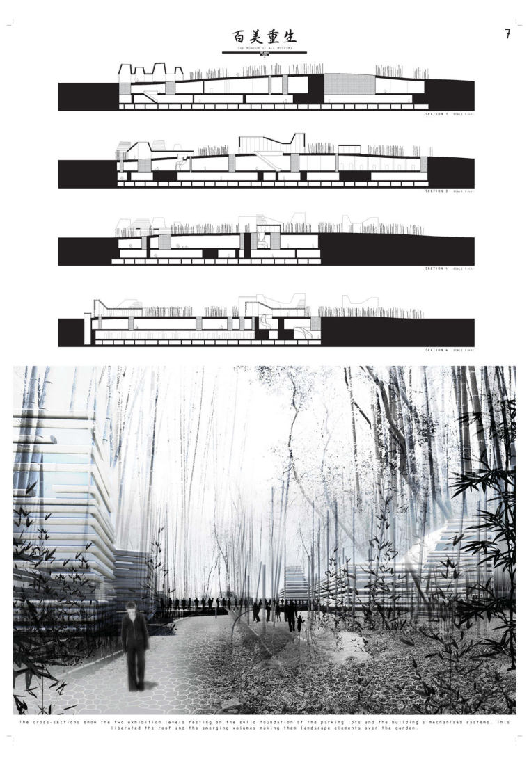 新台北博物馆3组国际竞标方案（A1大图）-新台北博物馆竞标方案第三组C7
