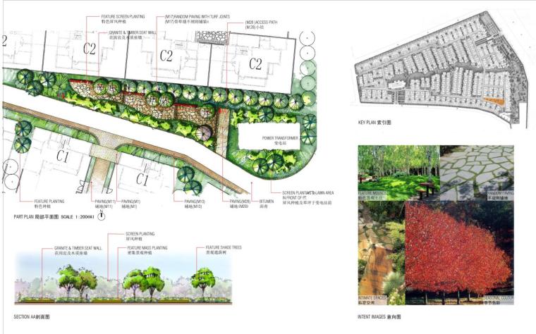手绘植物su模型资料下载-[北京]某复地元墅住宅规划设计方案（手绘）