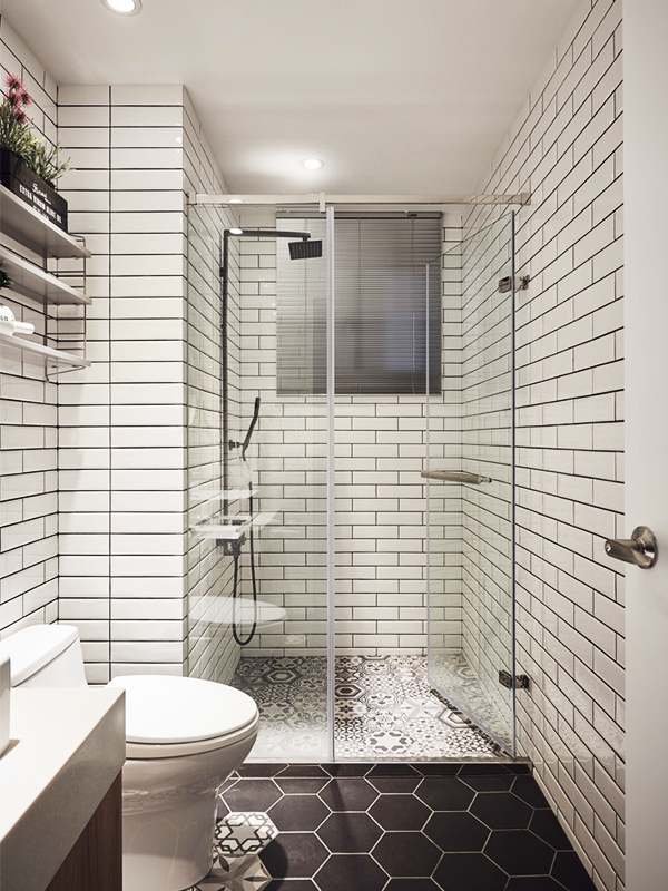 洗浴中心场所设置与布局资料下载-合理的布局让你家卫生间更好看