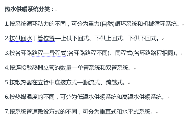 暖通人！暖通工程施工图识读-供暖分类