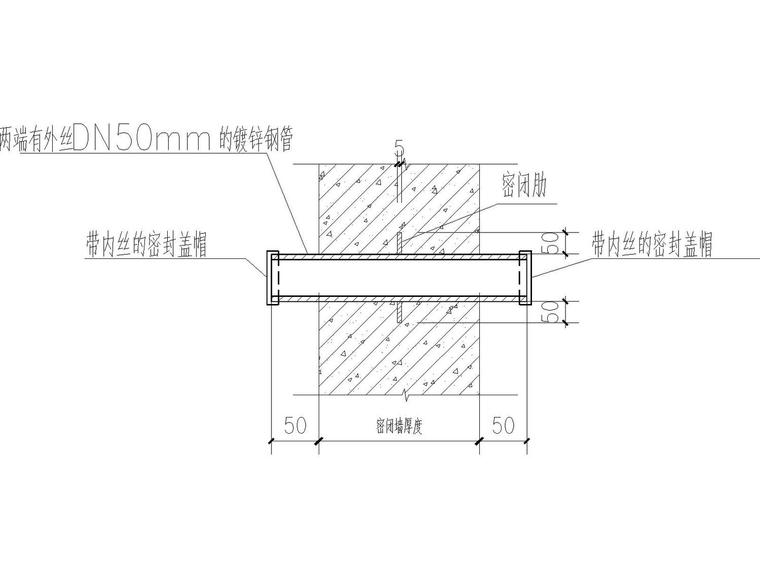 战时人防地下室资料下载-附建式乙类人防地下室二等人员战时掩蔽部-通风系统设计（满足人防要求）