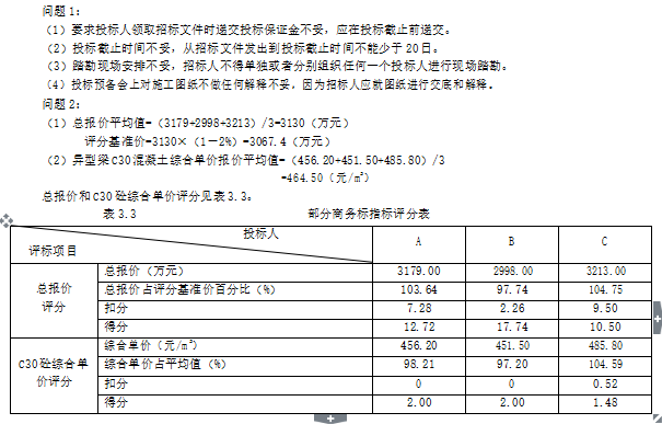 2018年造价工程师案例分析知识精讲(图文案例)-案例