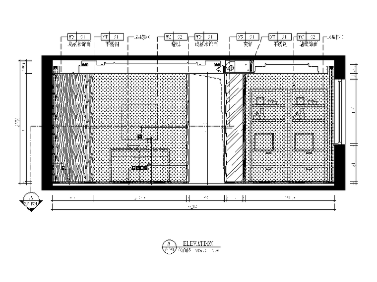 [浙江]新中式风格合院住宅设计CAD施工图（含实景图、效果图）-【浙江】新中式风格合院住宅设计CAD施工图（含实景图、效果图）立面图