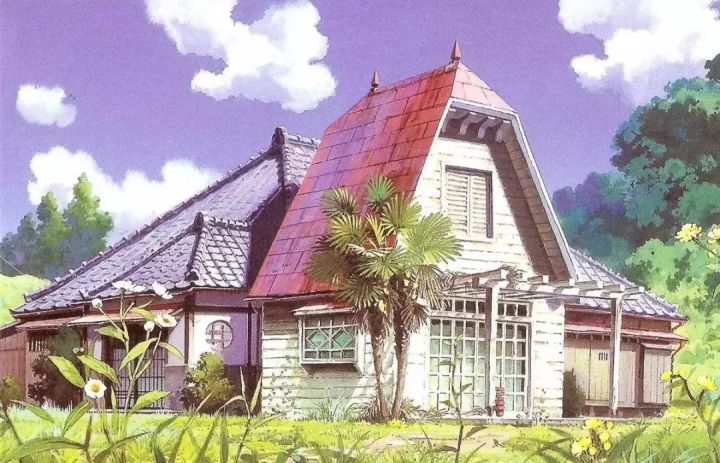 宫崎骏龙猫房子设计图图片