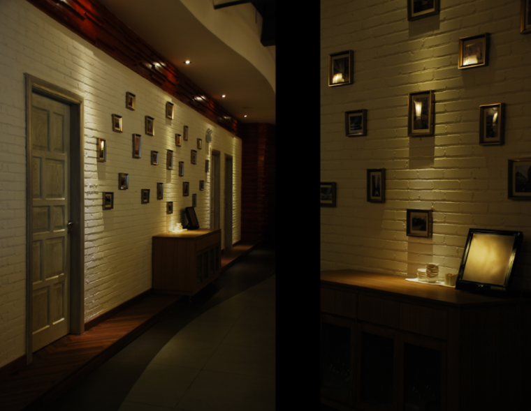 重庆西餐厅原始平面图资料下载-无锡泰思特西餐厅室内装修设计施工图（36张）