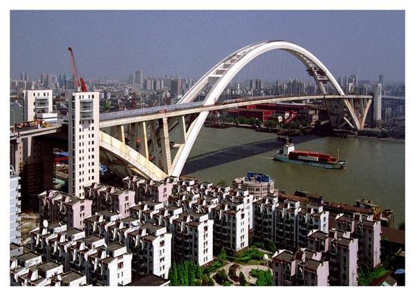 桥梁的体系成就机遇与挑战分析课件（82页）-上海卢浦大桥
