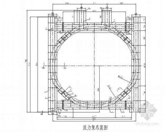 隧道反力架CAD资料下载-盾构机始发反力架检算书