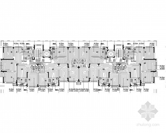 吉林暖通施工图资料下载-[吉林]多栋中高层住宅建筑采暖通风系统施工图（大院作品 户型多）