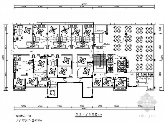 cad中式茶楼资料下载-[四川]中式古香古韵特色茶楼室内装修施工图