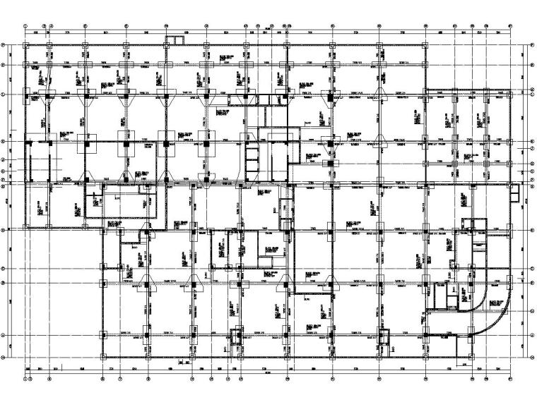 免费图书馆施工图资料下载-[江西]地上13层框架剪力墙结构图书馆结构施工图