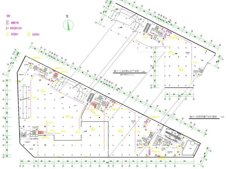 市场设计平面资料下载-[浙江]大型贸易中心空调通风及防排烟系统设计施工图