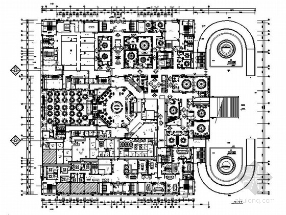 综合酒店施工图全套资料下载-[陕西]高档五星级现代风格酒店室内装修施工图（含全套设计方案 推荐！）