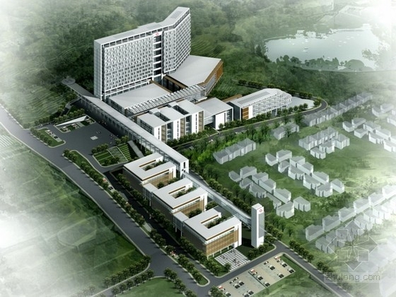 医院单体建筑设计方案资料下载-[福建]15层综合医院建筑设计方案文本(含CAD、多媒体)