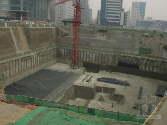 基坑开挖两级放坡施工方案资料下载-[广东]商场地下室基坑排桩锚索支护土方开挖施工方案