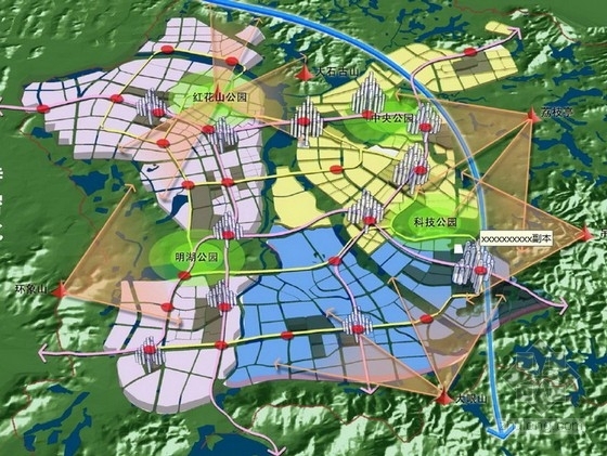 tod案例城市设计资料下载-[深圳] 新区整体城市设计全套方案
