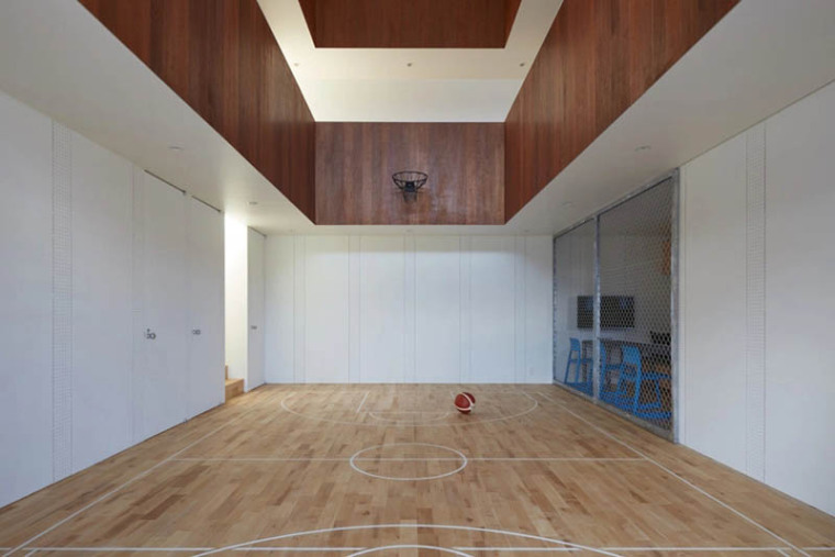 标准篮球场模型资料下载-把篮球场建在家！