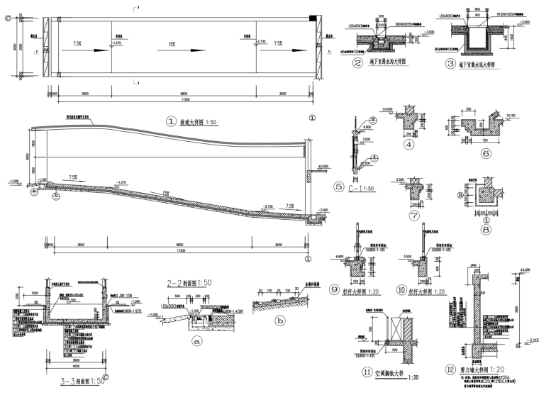 欧式新农村3层独栋别墅建筑设计施工图（含全套CAD图纸）-屏幕快照 2019-01-09 上午9.49.25