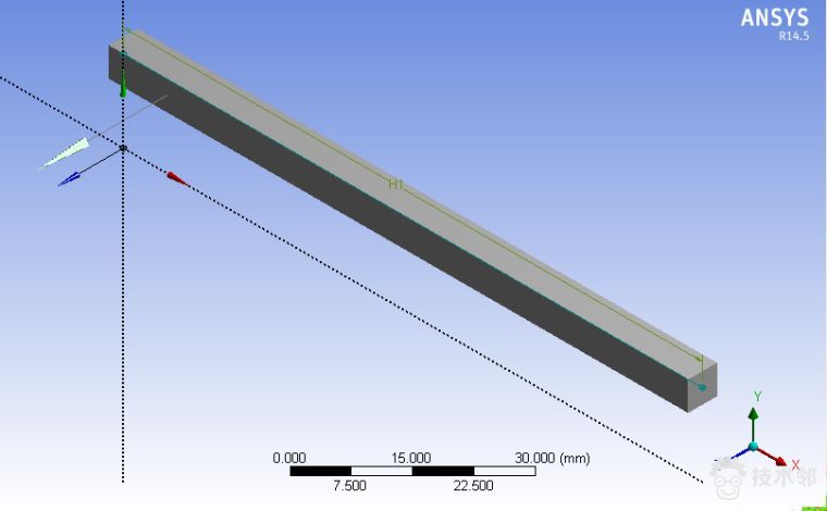 梁弯矩剪力资料下载-[干货] Ansys workbench获取梁弯矩、剪力图
