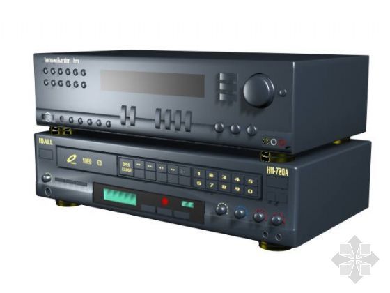 VCD播放机3D模型资料下载-VCD机