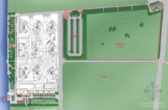 瞭望塔施工图设计说明资料下载-[广东]花园首期卖场景观设计方案