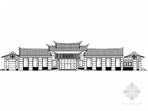 10层宾馆建筑施工图资料下载-[福建]某二层迎宾馆建筑施工图