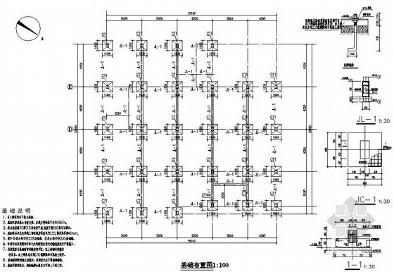 某厂房结构设计PPT资料下载-温州某2层钢框架厂房结构设计图