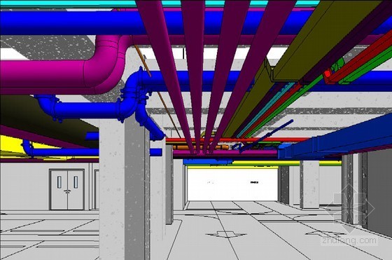 机电管线综合深化设计资料下载-机电深化设计BIM技术应用实例与总结