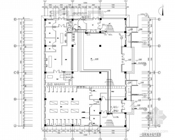 办公大楼食堂施工图资料下载-[辽宁]大型知名工业园糖厂电气施工图纸（含办公楼 宿舍 食堂 原料库等）