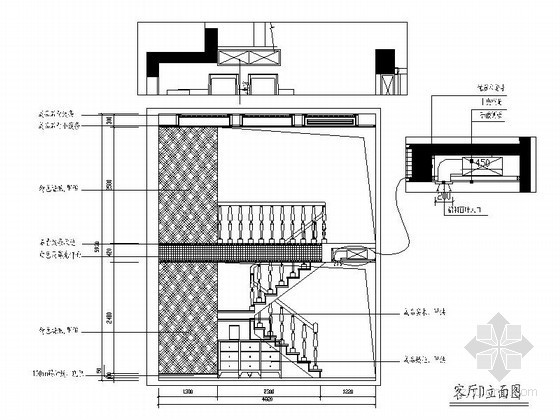 [福州]时尚复式室内装修施工图（含效果）-图6