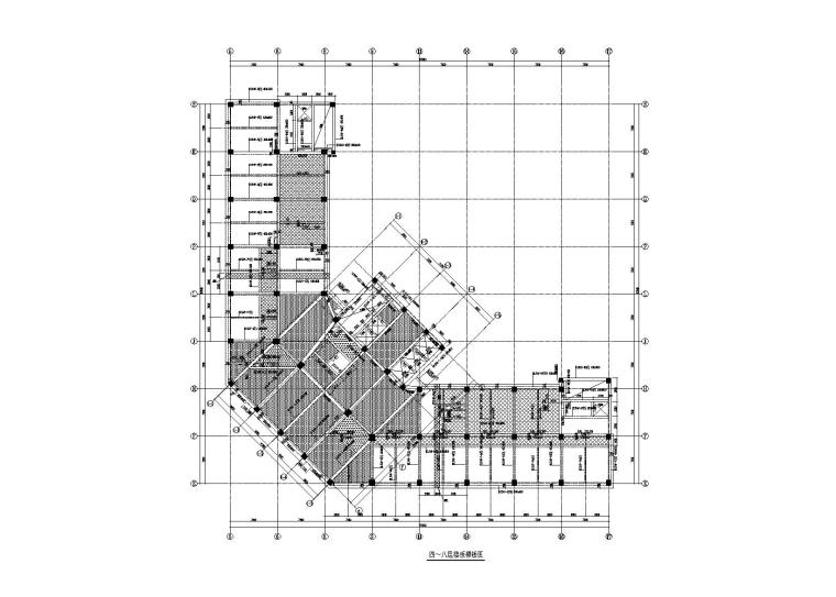 3x3m钢闸门施工图资料下载-医院门诊病房楼钢混框架-屈曲支撑结构图