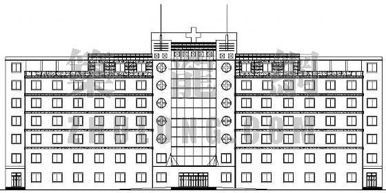 医院内部图资料下载-某医院住院部建筑施工图（全套）