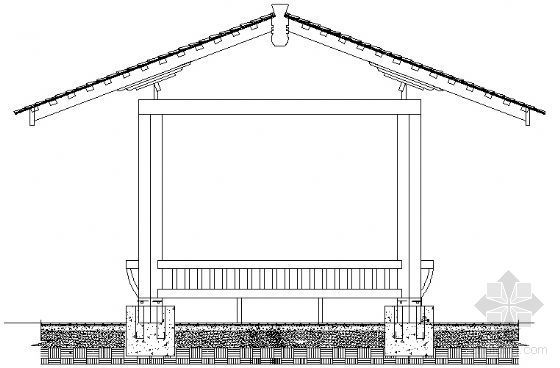 亭子细部详图资料下载-木亭细部施工图