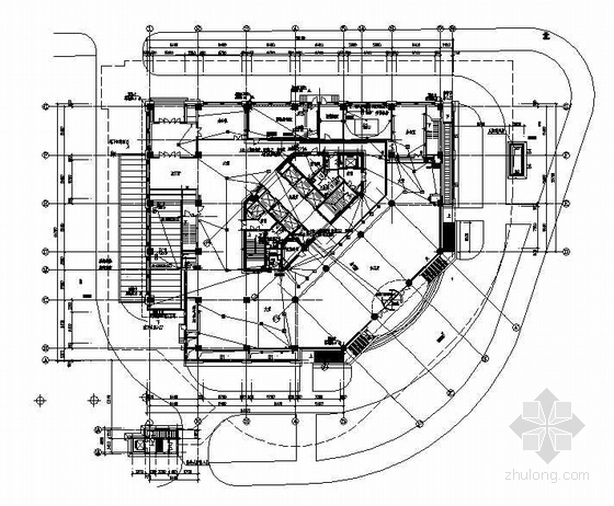 cad施工平面布置图教程资料下载-首层电力平面图(F10电施工图-电力图)