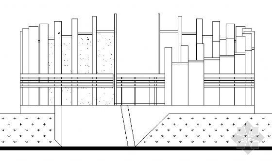 建筑小品建筑资料下载-某广场的建筑小品-纪念品销售处