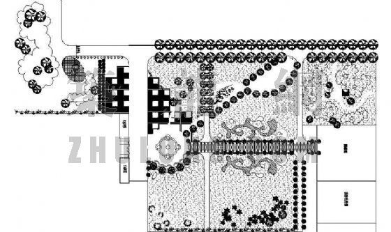 小型广场绿化方案资料下载-某广场绿化施工图
